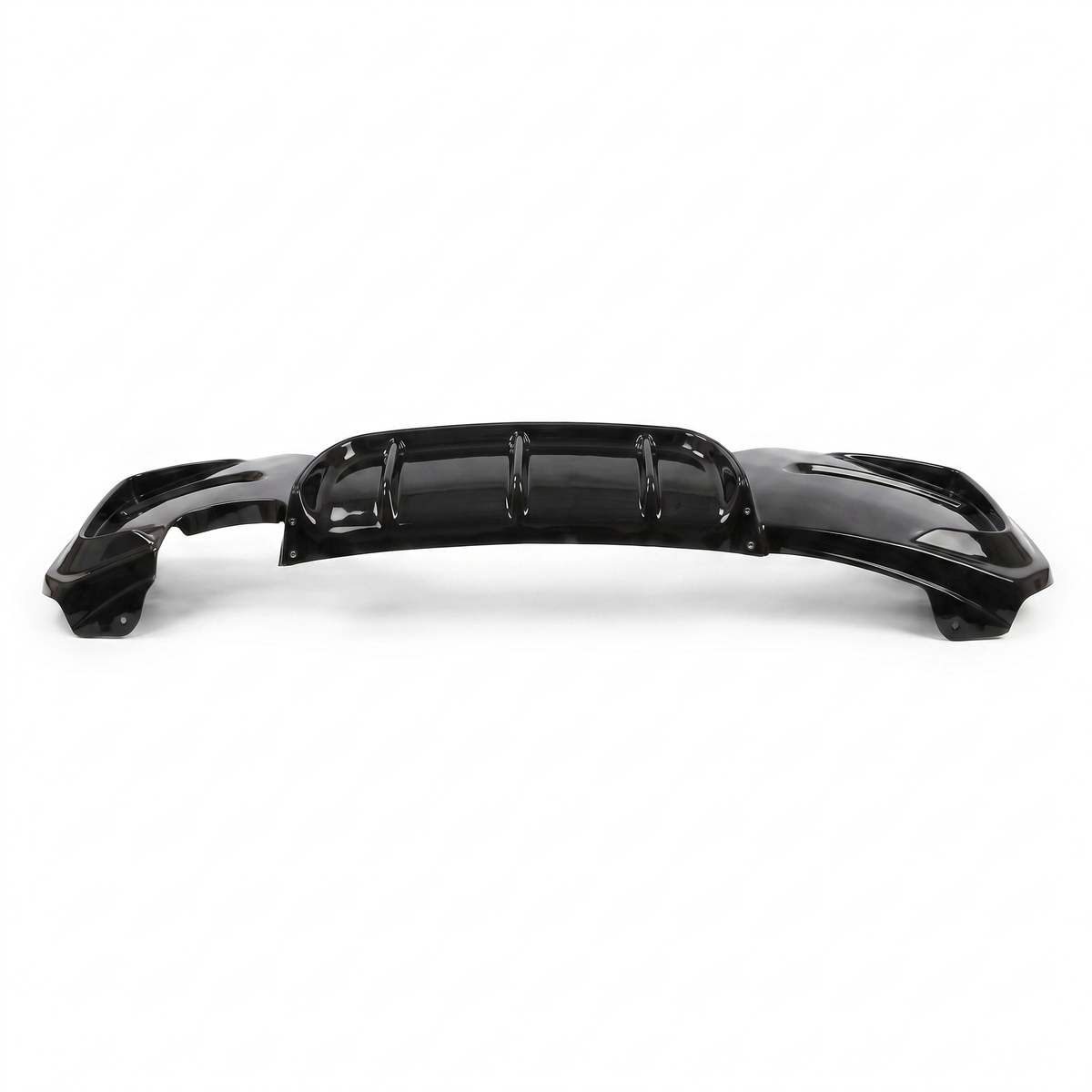 1 Series - F20/F21 Facelift: Gloss Black Twin Exhaust Diffuser 15-19