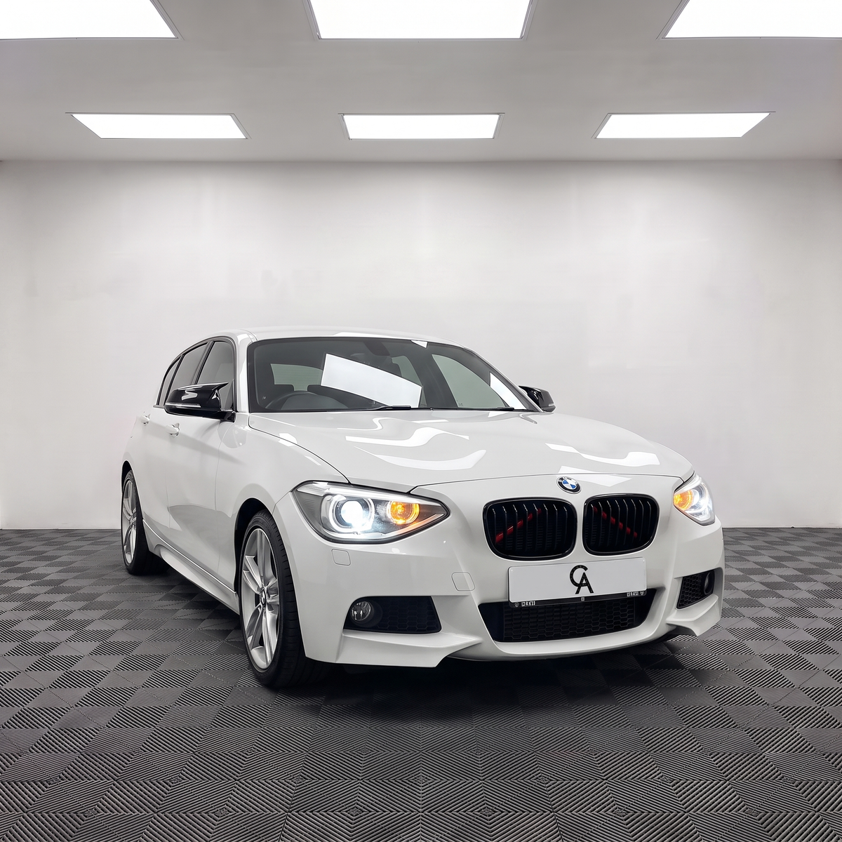 1 Series - F20/F21 Pre-Facelift: Gloss Black Single Slat Grill 11-14