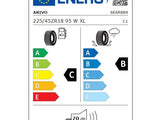 EU tyre label - Arivo Premio Sport 6 225/45 ZR18 95W XL - fuel C, wet grip B, noise 70dB