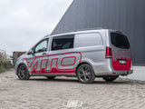 Mercedes-Benz Vito W447 lowered stance with Cobra Suspension springs – side profile view