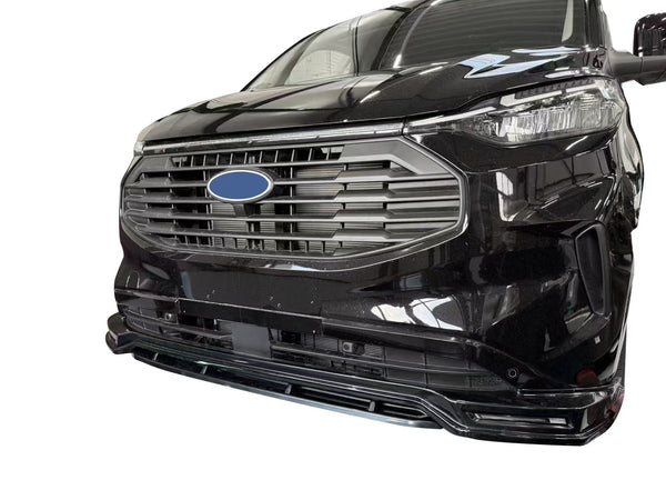Ford Transit Custom MK2: Primed Front Splitter with LED DRL 24+