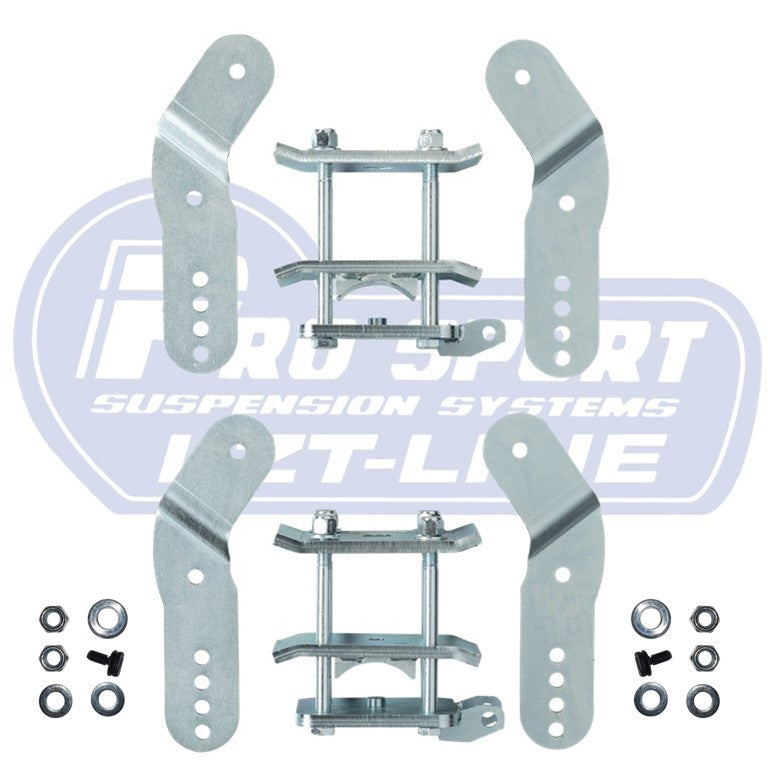 Prosport rear axle-flip shackle kit for VW Caddy MK3 2KA