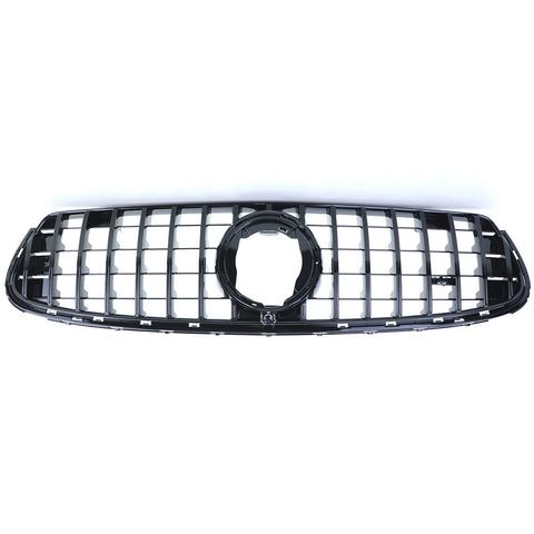 GLC - X253/C253 AMG Facelift: Gloss Black GT Panamericana Style Grill 19-22