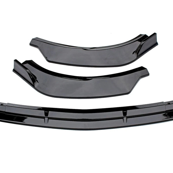 CLA - W118 Pre-Facelift: Gloss Black V2 Style Front Splitter 19-23