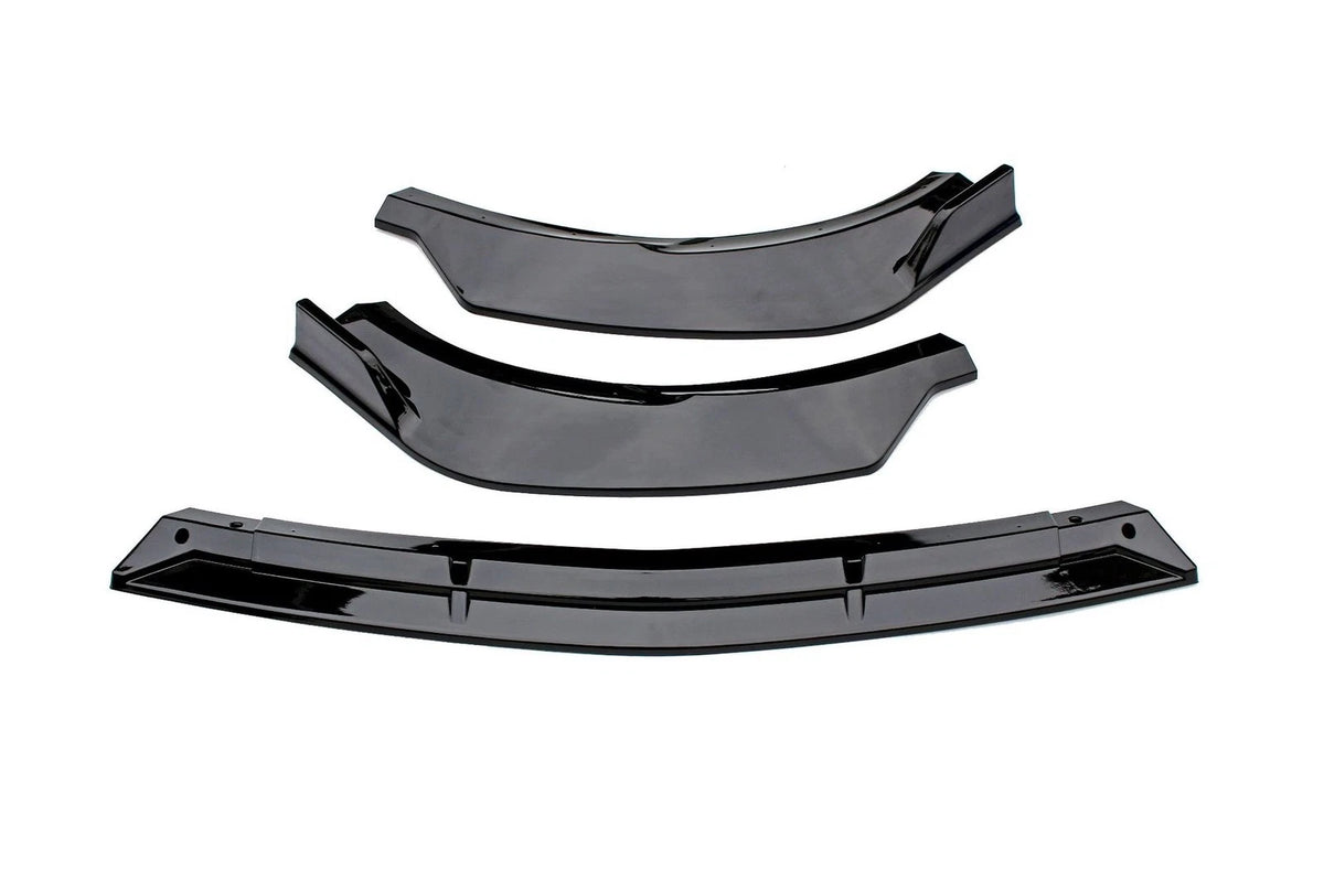 CLA - W118 Pre-Facelift: Gloss Black V2 Style Front Splitter 19-23