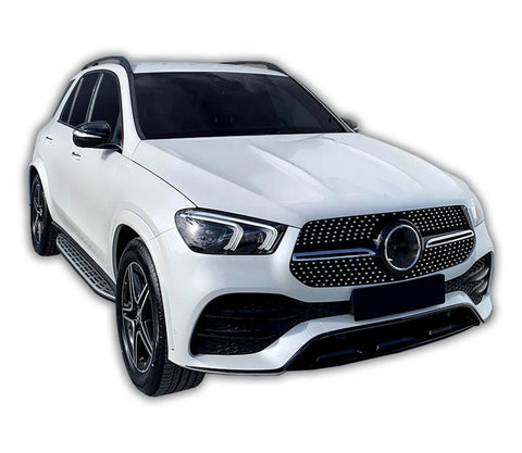 GLE - W167: Silver Side Steps Running Boards 19-23