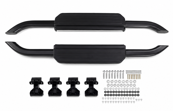 Defender 90 - L663: Black OE Style Running Boards 20+