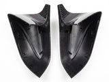 Carbon Fibre Look M Style Wing Mirror Covers for Tesla Model 3 2019-2021 - rear mounting detail | Carbon Accents