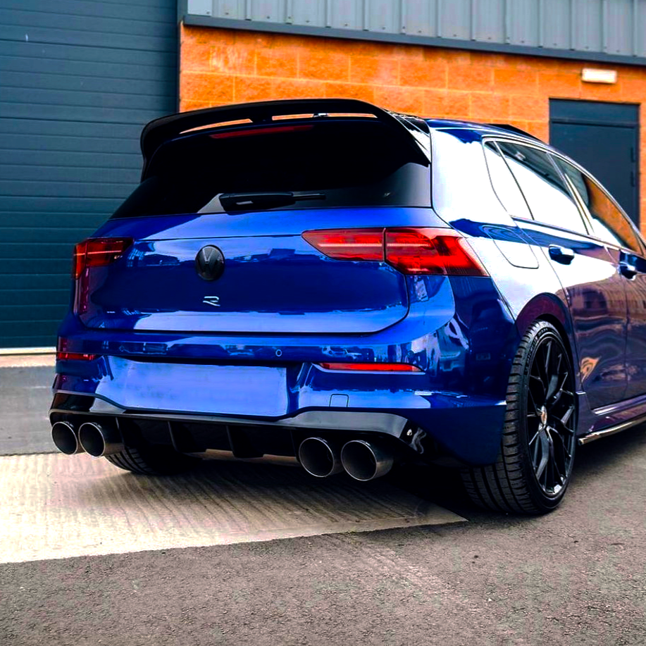 VW Golf R GTI GTD MK8 Spoiler Gloss Black CS Clubsport Style – Carbon ...