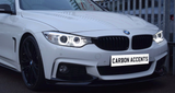 4 Series - F32/F33/F36: Gloss Black M Performance Splitter 14-20