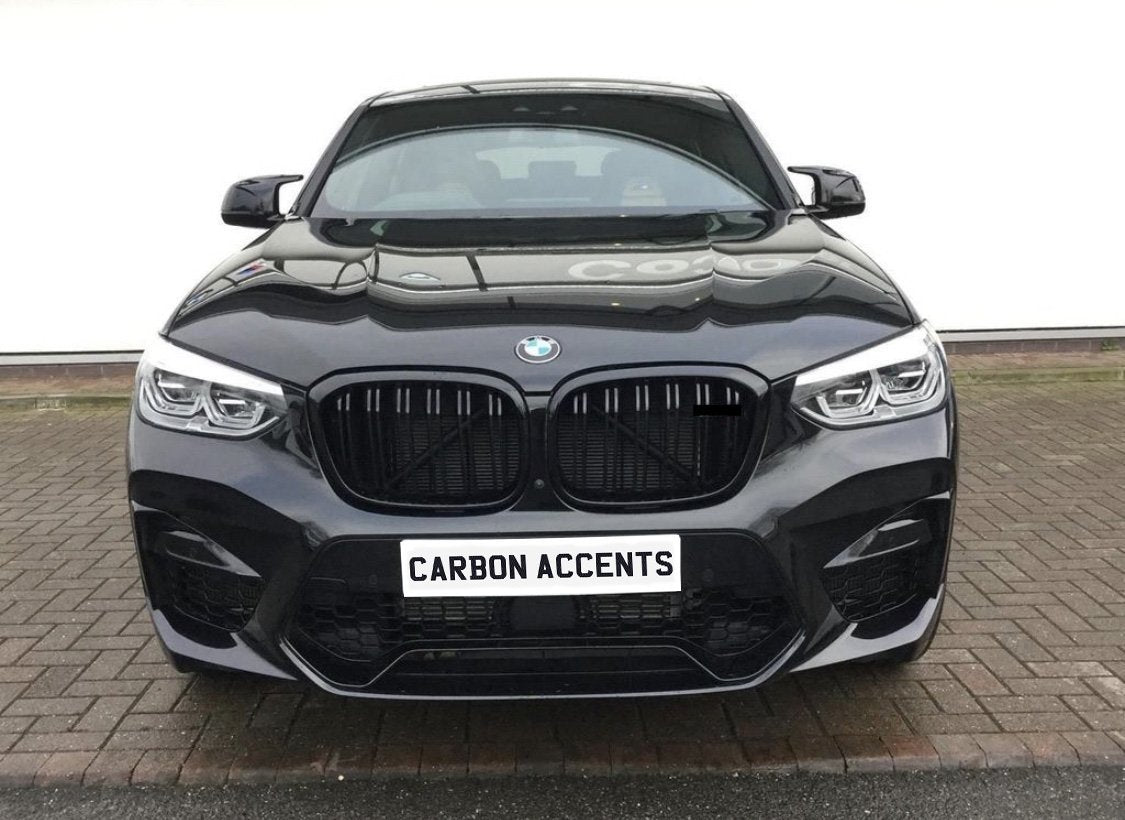 X4 - G02 Pre-Facelift: Gloss Black Grill Double Slat 18-21