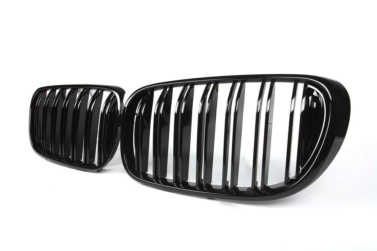 7 Series - G12 Long-wheel Base: Gloss Black Double Slat Grill 16-19