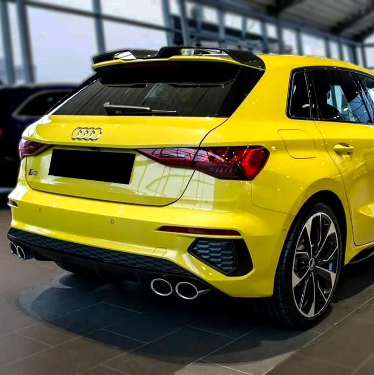 A3 - 8Y: Gloss Black OTG Style Spoiler 20+