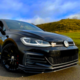 Golf - MK7.5 GTI/GTD/R: Gloss Black Front Splitter 17-19