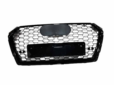 A4 - B9: Gloss Black RS Honeycomb Grill 16-21