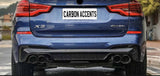 X3 - G01 Pre-Facelift: Gloss Black Rear Diffuser 18-21