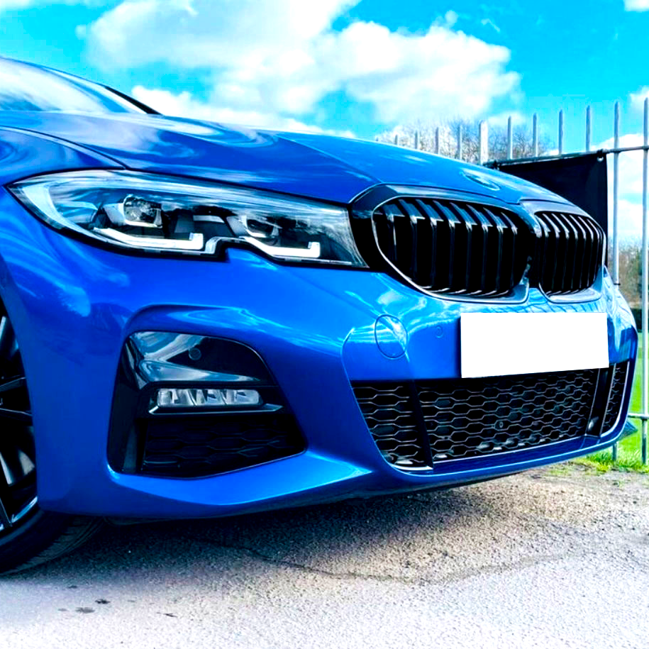 3 Series - G20 Pre-Facelift: Gloss Black Single Slat Grills 19-22