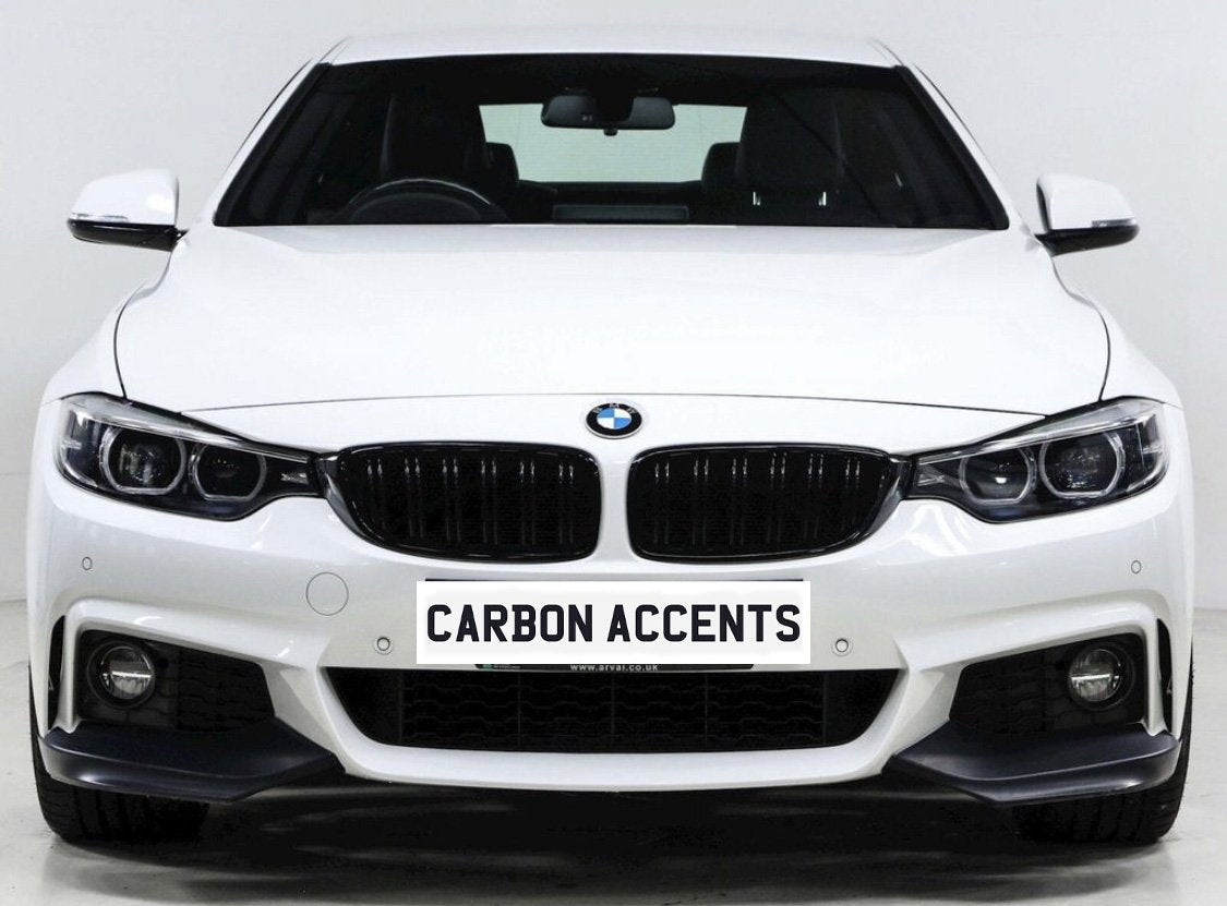 4 Series - F32/F33/F36: Gloss Black Double Slat Grill 14-20