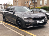 3 Series - G20: Gloss Black 1 Slate Grills - Carbon Accents