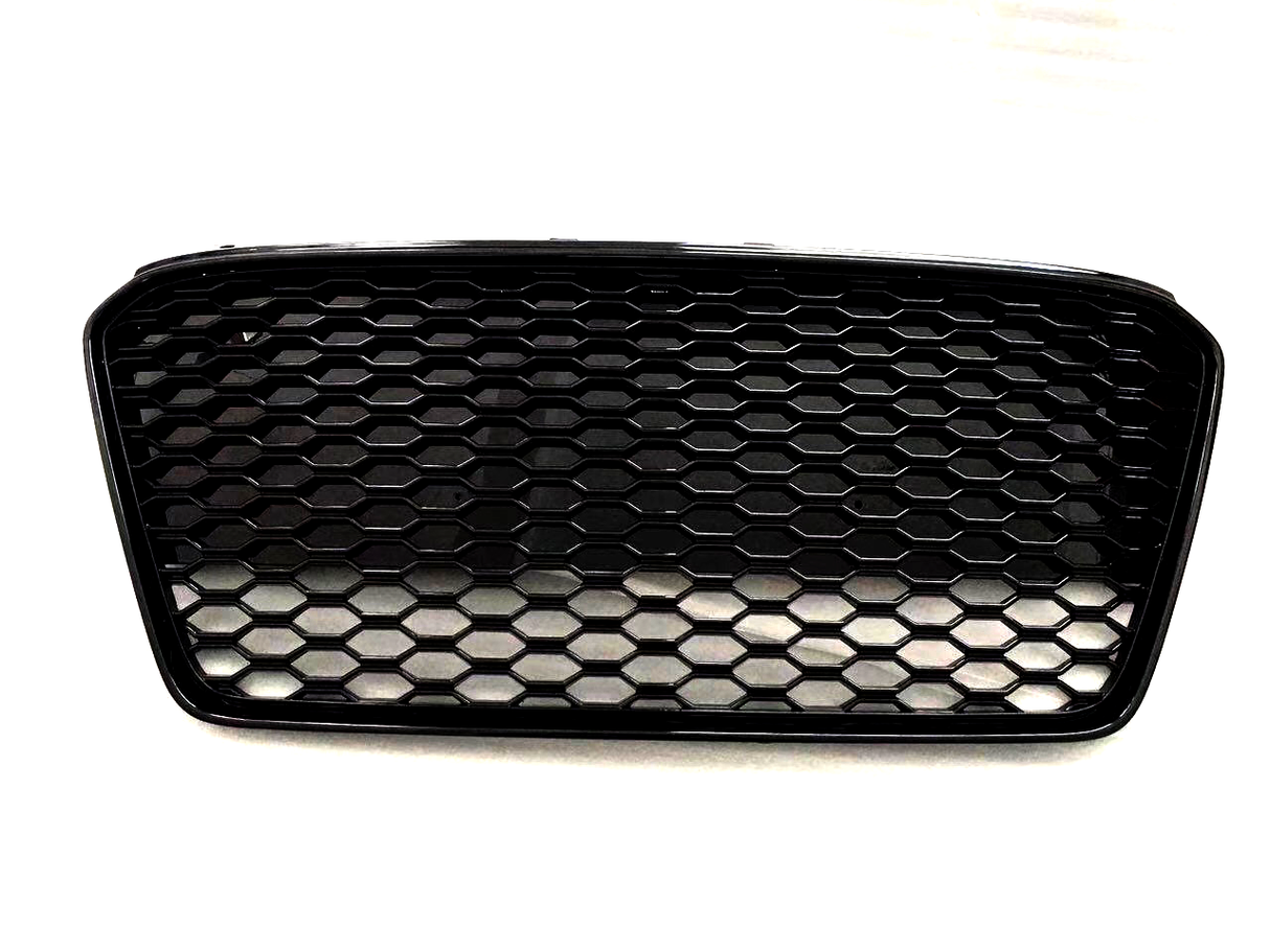 R8 - Type 42: Gloss Black Honeycomb Style Grill 12-14