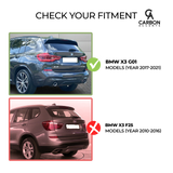 X3 - G01 Pre-Facelift: Gloss Black Double Slat Grill 18-21