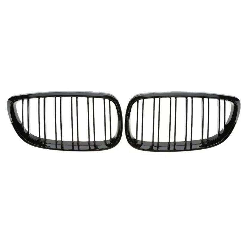 3 Series - E92/E93 Pre-Facelift: Gloss Black Double Slat Grill 06-09
