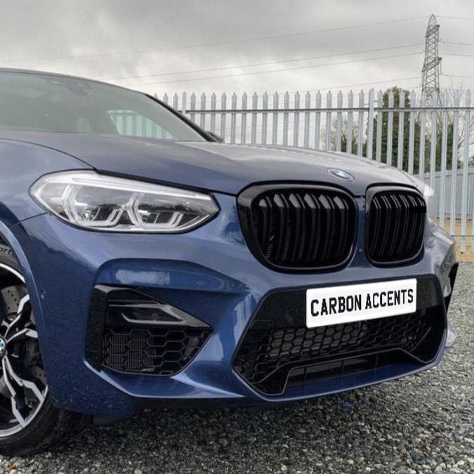 X4 - G02 Pre-Facelift: Gloss Black Grill Double Slat 18-21