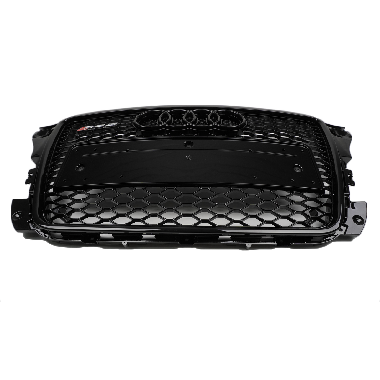 A3 - 8P: Gloss Black RS Style Honeycomb Grill 08-12