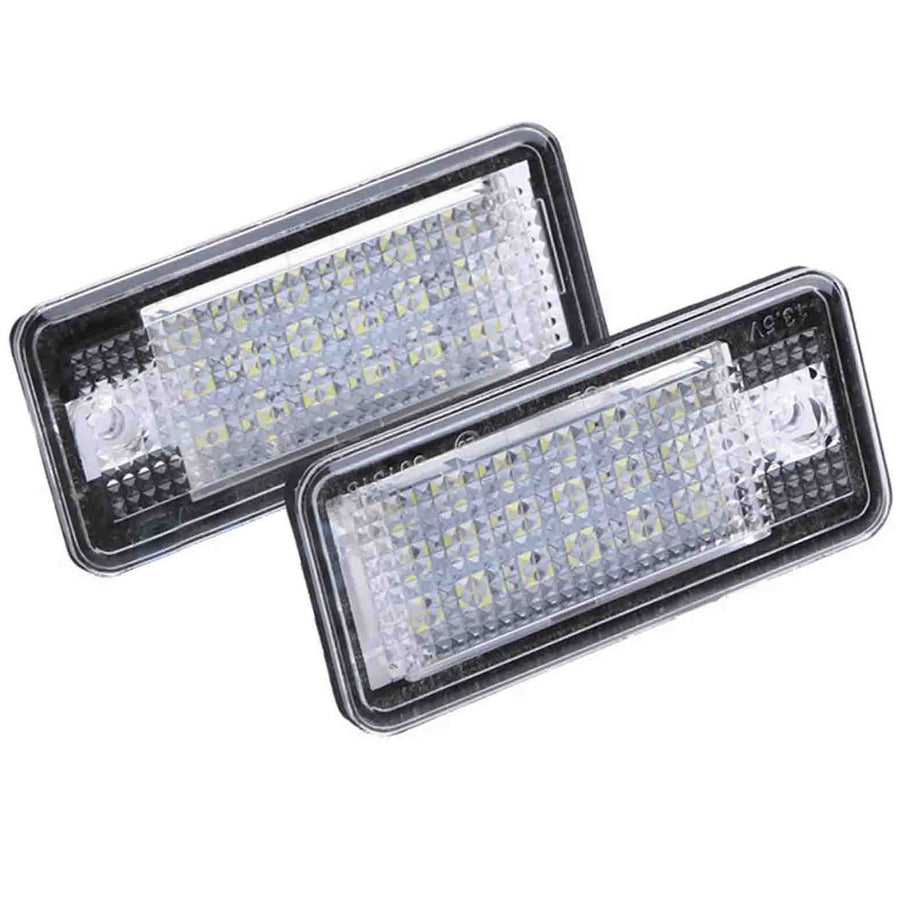 Two rectangular LED lights with numerous small bulbs are arranged overlapping, each enclosed in a clear, textured housing. The numbers "12V" and "C259" are visible on the surfaces.