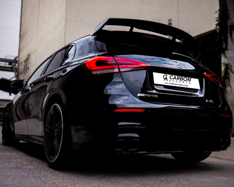 A Class - W177: Gloss Black A45 Style Aero Spoiler 18+