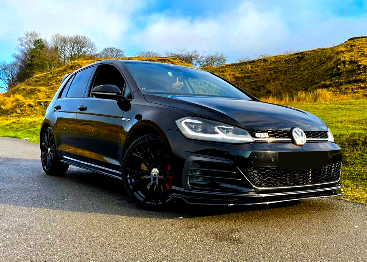 Golf - MK7.5 GTI/GTD/R: Gloss Black Front Splitter 17-19