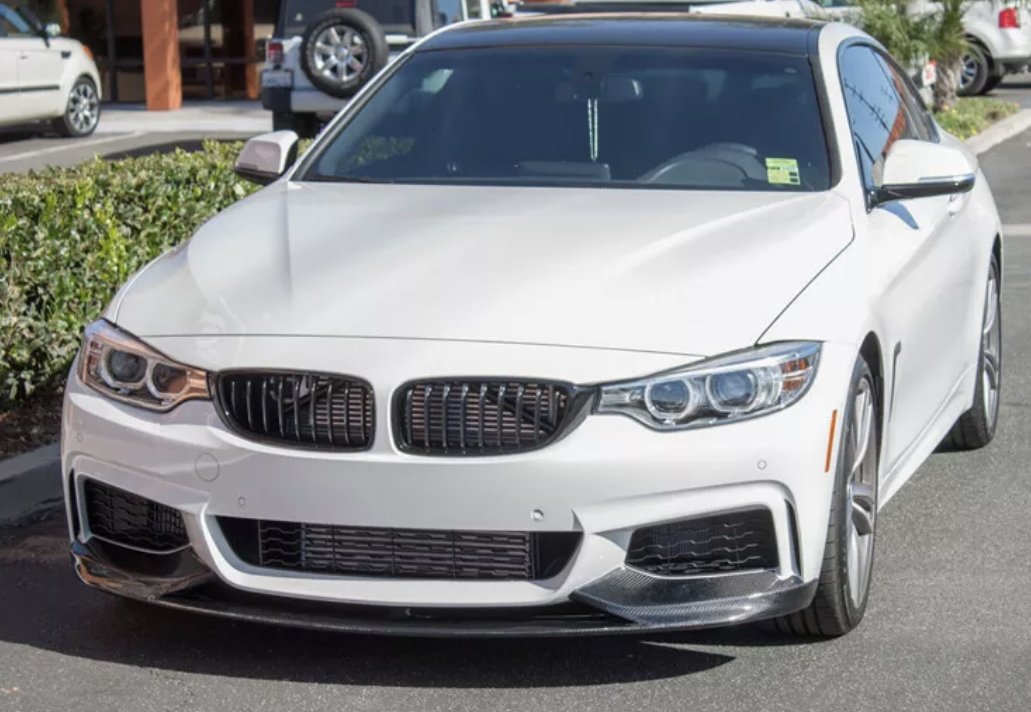 4 Series - F32/F33/F36: Carbon Fibre M Performance Splitter Lip 14-20