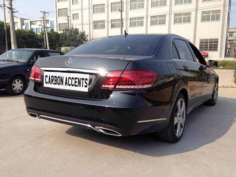 E Class - W212 Facelift: Gloss Black Diffuser 13-16