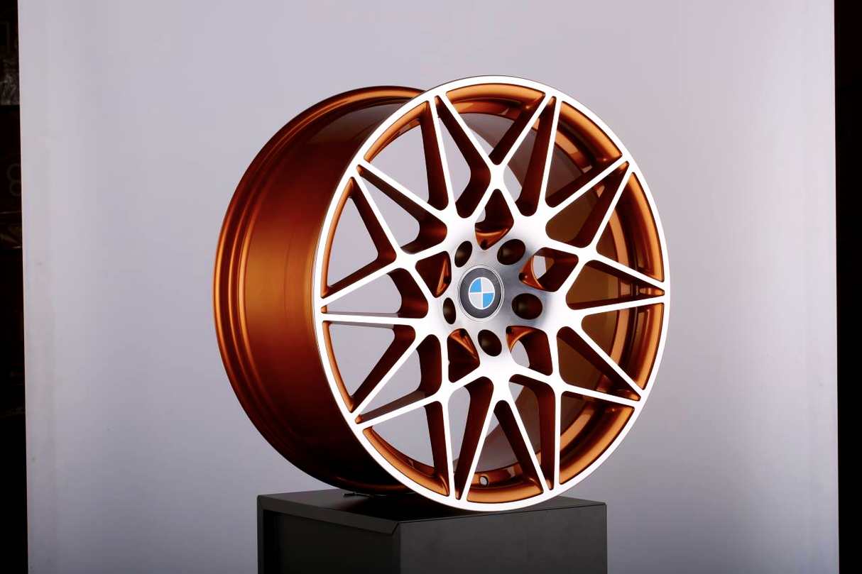 5 Series - F10/F11: 20" Silver & Gold 666M Competition Style Alloy Wheels 10-16