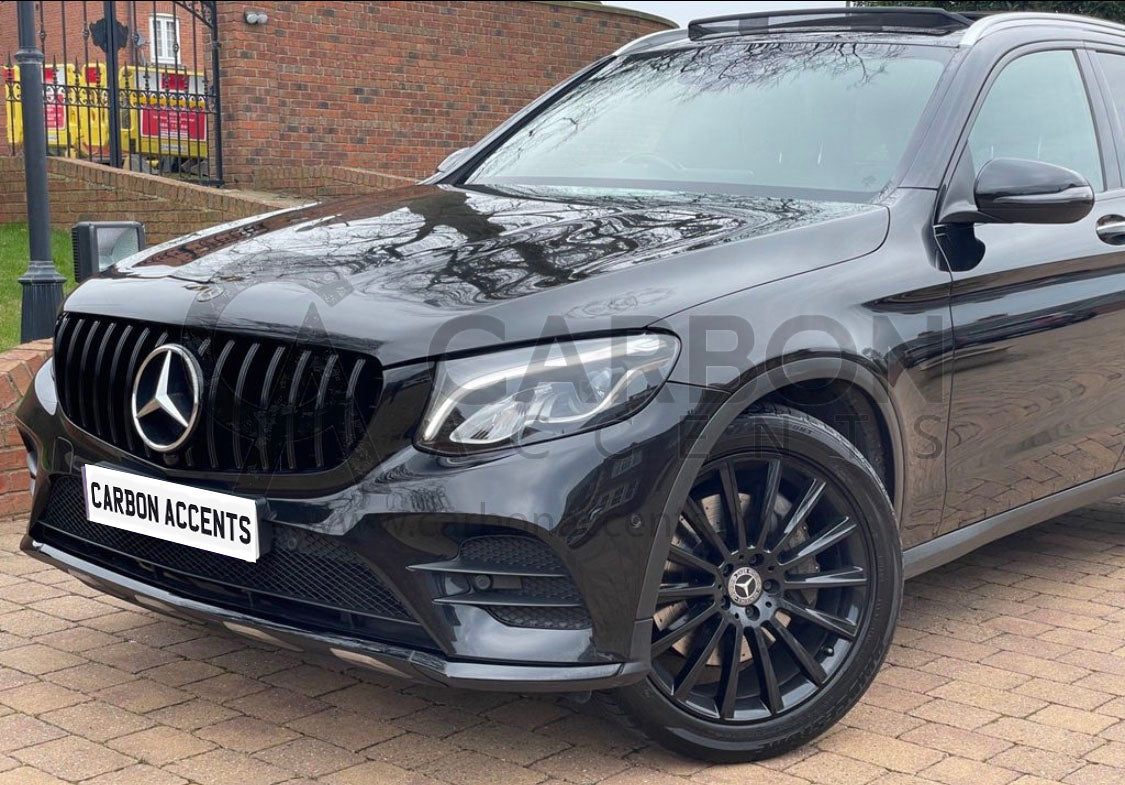 Mercedes GLC Class W253 Grill Panamericana GT Style – Carbon Accents