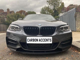 2 Series - F22/F23: Matt Black Splitter 14-21