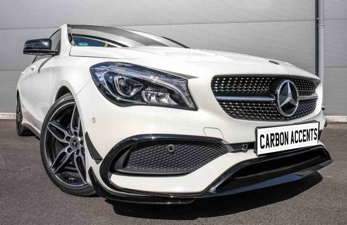 CLA - W117: Gloss Black Front Canards 16-18