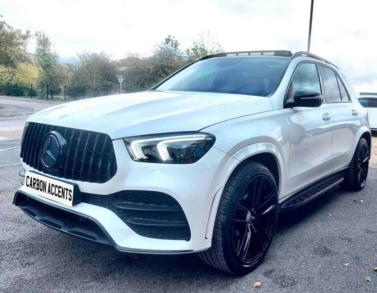 GLE - W167 Pre-facelift: Gloss Black Panamericana GT Grill 19-23