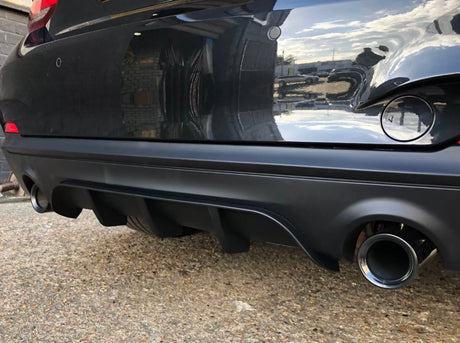 2 Series - F22/F23: Matt Black Dual Exhaust Diffuser 14-21