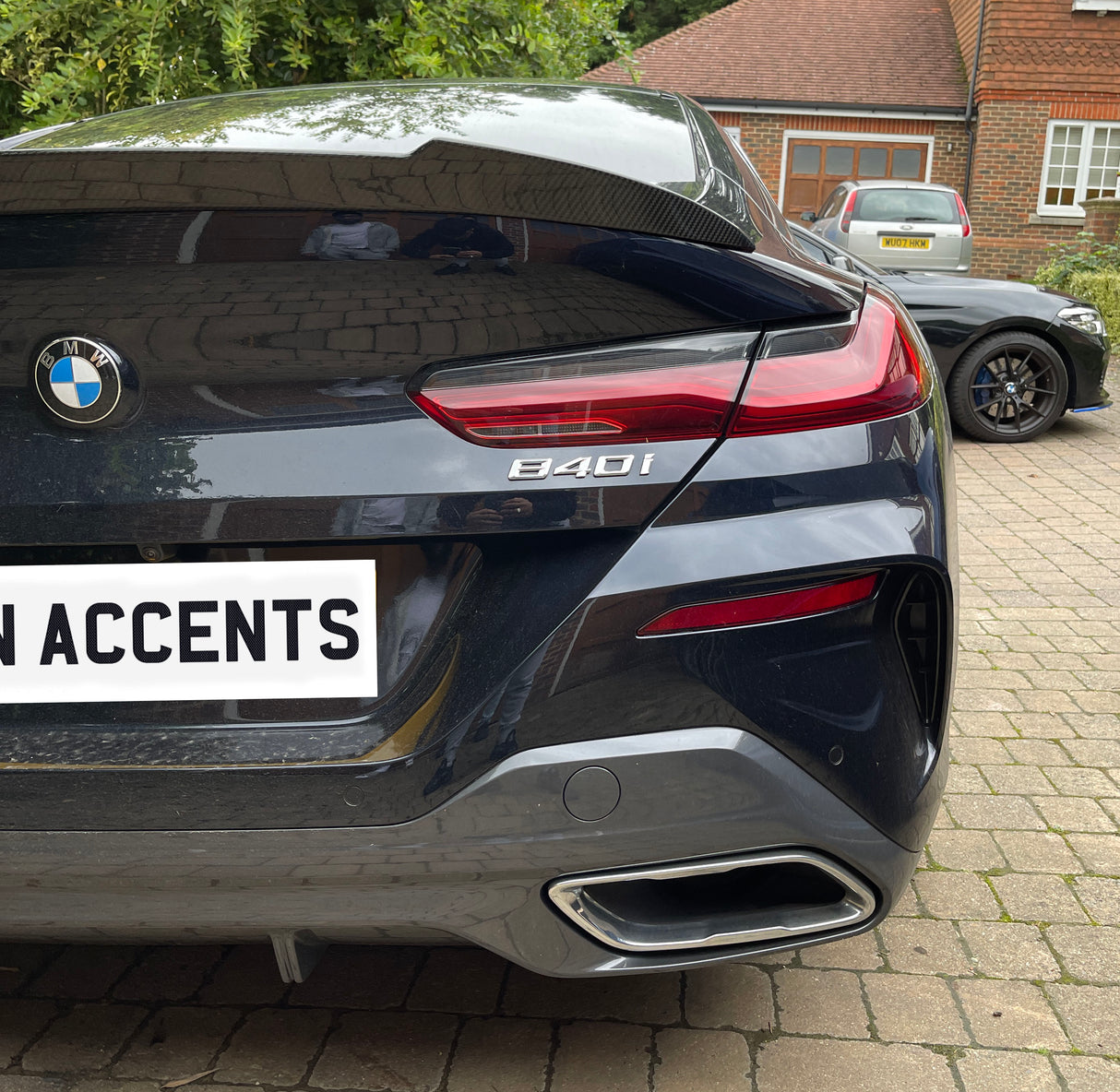 M8 - F93: Pre-Preg Dry Carbon Fibre V Style Spoiler 18+