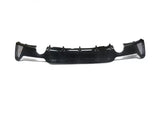 4 Series - F32/F33/F36: Gloss Black Dual Exhaust Diffuser 14-20