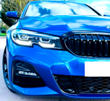 3 Series - G20 Pre-Facelift: Gloss Black Single Slat Grills 19-22