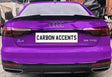 A4 - B9: Gloss Black V Style Spoiler 16-20