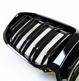 1 Series - F40: Gloss Black Grill Double Slat 20-24
