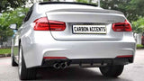 3 Series - F30/F31: Gloss Black Twin Exhaust Diffuser 12-18