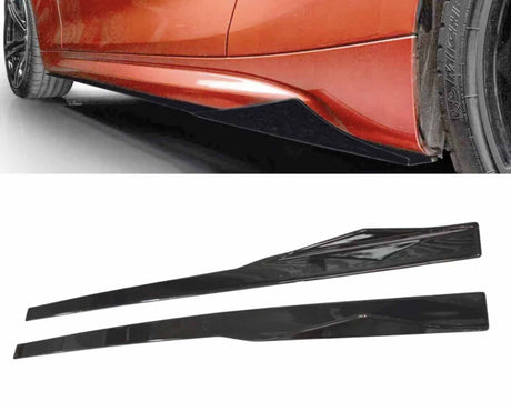 M2 - F87: Gloss Black Side Skirt 14-20