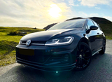 Golf - MK7.5 GTI/GTD/R: Gloss Black Front Splitter 17-19