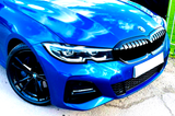 3 Series - G20 Pre-Facelift: Gloss Black Single Slat Grills 19-22