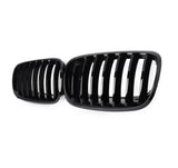 X6 - E71: Gloss Black Single Slat Grill 08-14