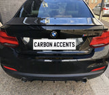2 Series - F22/F23: Matt Black Dual Exhaust Diffuser 14-21